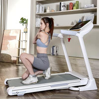 Caminadora Plegable Elegante para el Hogar, Motor Silencioso, Pantalla Digital, Equipo de Fitness para Interiores