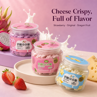 Kaassnack met eiwitpoeder, gefermenteerde melk en fruitpuree