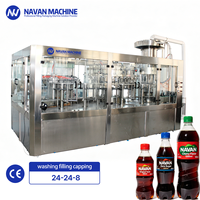 Machine de remplissage isobare 3 en 1 entièrement automatique pour boissons gazeuses en bouteille PET XGFD 24-24-8