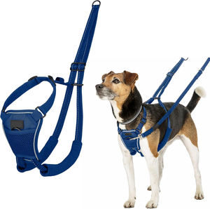 Reflective Nylon Dog Harness Vest Padded Adjustable No Pull Large Dog Harness with Solid Pattern and Metal Ring Custom Logo - Product Image 5