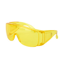 Lunettes de soins dentaires en plastique certifié CE Classe II Lunettes de protection Lunettes rouges pour l'ombrage oral