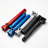 Composants de vélo en aluminium haut de gamme personnalisés avec finition anodisée usinée CNC pour logo gravé