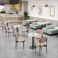 Tables de restaurant sur mesure, ensemble de chaises et tables de salle à manger, chaises en métal modernes, tables et chaises de restaurant à vendre