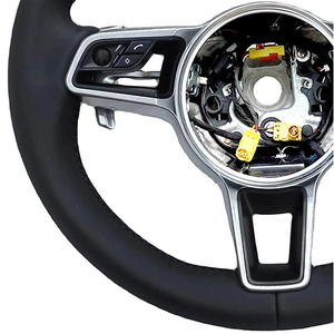 Volante in Pelle Personalizzato CE con Paddle Shift Compatibile con Porsche Cayenne Macan Taycan Cayman Boxster Carrera 997 991 - Product Image 5