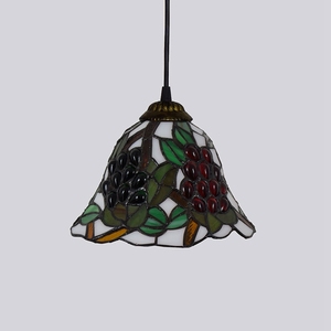<span class=keywords><strong>Lustre</strong></span> Vintage européen en forme de feuille verte, pour Restaurant, pour salon, design antique, vitrail de Tiffany - Product Image 6