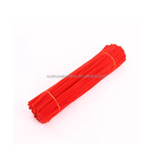 30cm 100PCs Colorido Chenille Stem Fuzzy Wire Handcraft Limpiadores <span class=keywords><strong>de</strong></span> tuberías - Product Image 2