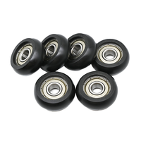 8mm 608Z 608ZZ POM Nylon Plastique Enduit Roulement À Billes Rainure Profonde 8*29*10mm 8*30*9mm 8*32*12mm Porte Coulissante Poulie Roues