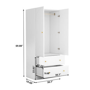 Stand Alone Closet System Smart <strong>Wardrobe</strong> <strong>Slim</strong> <strong>Wardrobes</strong> for Small Rooms - Product Image 5