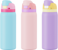 EVERSHINE - Termo de Acero Inoxidable 304 de Doble Pared, Moderno, Portátil, de Gran Capacidad, 500 ml, Mantiene la Temperatura de 6 a 12 Horas