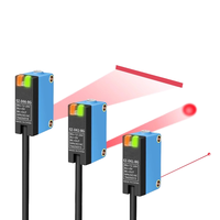 Sensor óptico de alta precisión MOTEE, Sensor de reflexión difusa cuadrada de supresión de fondo antiinterferencias