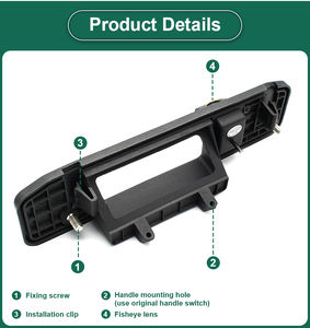 Caméra de poignée de coffre de vue arrière de voiture d'AHD 1080P pour Mercedes Benz ML350 W176 W205 X156 GLK X204/200 /260 /<span class=keywords><strong>300</strong></span> classe C C202 C250D CLA - Product Image 2