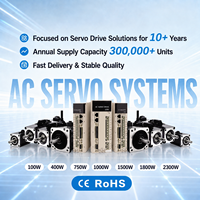 Moteur servo AC 220V avec variateur 200W 0.64Nm, bride 60mm, NEMA 23, 3000 tr/min, IP54, CE, 5 paires de pôles, efficacité IE3 pour l'automatisation