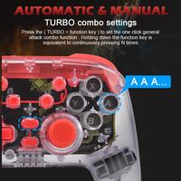 Control de Juego Inalámbrico Multiplataforma S10 para Switch/OLED, Joystick con Programación de Macros para NS/IOS/PC/P4/P3