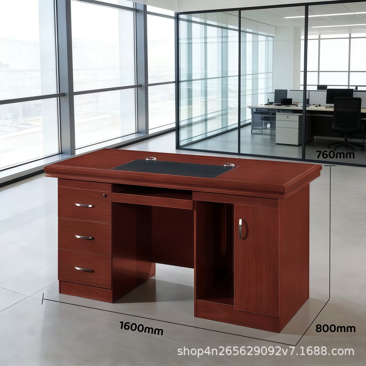 1.6-meter office computer desk - 2008 model