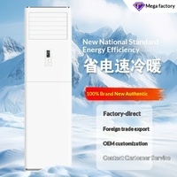Aire Acondicionado de Gabinete Tipo Split OEM de 70 kg, 220-240V/50Hz, 2HP/3HP/5HP, 18000/24000 Btu, Motor DC, Refrigerante R-32, de Pie, 1 Unidad