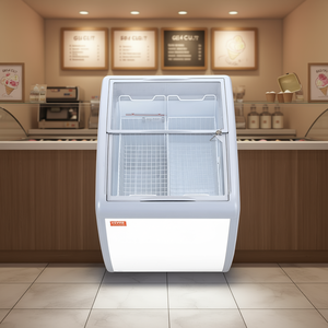 VEVOR Vitrina Comercial para Helados de 5.4 Pies Cúbicos, Congelador Deslizante de Una Puerta para Restaurante, Gabinete para Gelato con 2 Cestas de Alambre - Product Image 2