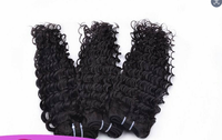 Extensions de cheveux humains vierges doublement étirés, tissées à la machine, pointes épaisses, 100 % non traitées, lots de mèches à fond épais