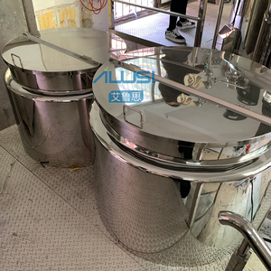 Cuve de mélange homogénéisante sous vide à chauffage et refroidissement pour crème <span class=keywords><strong>visage</strong></span> et <span class=keywords><strong>pommade</strong></span> cosmétique à haute viscosité de type fixe - Product Image 6