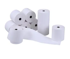 Recommend hot selling product coreless thermal paper 57x30mm thermal paper roll for cash regiter and POS machine printing