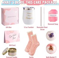 Coffret cadeau promotionnel pour femmes, coffret cadeau pour la Saint-Valentin, coffret de soins personnels, gobelet en acier inoxydable, coffret spa de luxe