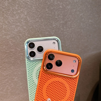 Coque de téléphone antichoc à trous de ventilation en nid d'abeille avec chargement magnétique pour iPhone 15 16 Plus 12 13 14 17 18 Pro Max – Offre Spéciale