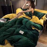 Ensembles de couettes de luxe en gros drap-housse drap de lit avec taies d'oreiller 3 pièces housse de protection de matelas