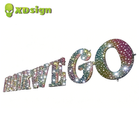 Lettres lumineuses LED personnalisées XDsign, ciel étoilé, enseigne 3D, RGB, étanche, signalétique extérieure, certifiée CE, publicité vibrante pour voiture