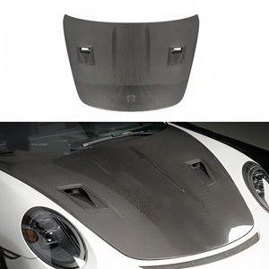 High Quality Dry Carbon Fiber <strong>Engine</strong> <strong>Hood</strong> for 911 991.1 991.2 GT3 GT2RS 991 GT2 RS New Upgrade - Product Image 1