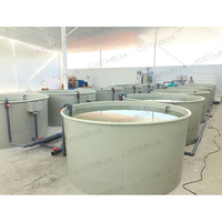 Petit réservoir d'élevage de poissons du système Ras durable et solide pour l'équipement d'aquaculture d'élevage de crevettes
