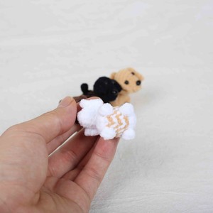 Schattige Hondenserie Gehaakte Sleutelhanger Breien Kleine Hondenpop Amigurumi Gehaakt Dierenspeelgoed Puppy Charme Hanger Gehaakte Hond Sleutelhanger - Product Image 4