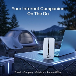 Nuevo Router WiFi Móvil de Viaje con Chipset Qualcomm, <span class=keywords><strong>Nano</strong></span> <span class=keywords><strong>SIM</strong></span>, Wi-Fi de 2.4GHz, Firewall, VPN, QoS - Product Image 1