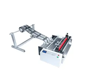 Automatic hot melt film cutter 1-500mm width plastic film cutting machine heat shrinkable film cut equipment
