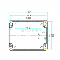 OEM customed ABS produzione IP65 per esterni Tunnel stradali ramo di scatola di giunzione elettronica impermeabile custodia in plastica