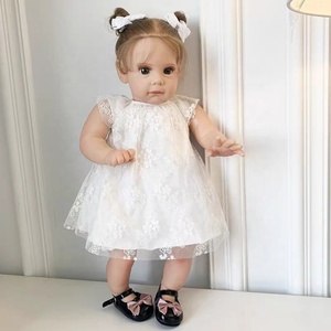 Recién nacido Adorable sonriente vida <span class=keywords><strong>Real</strong></span> hermosa talla grande chica americana peluche Reborn muñecas <span class=keywords><strong>silicona</strong></span> bebé recién nacido Niñ<span class=keywords><strong>a</strong></span> - Product Image 5