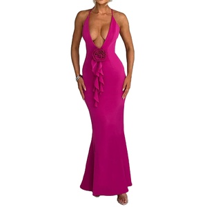 open lace back dress Pretty Gradient Sweetheart Beaded Long Party Dress, Pink and Purple Ev –  Cutedressy