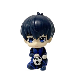 Figuras de PVC Chibi del Anime Blue Lock, Isagi Yoichi y <span class=keywords><strong>Nagi</strong></span> <span class=keywords><strong>Seishiro</strong></span> en Poses Sentadas, Modelo de Juguete Coleccionable - Product Image 3