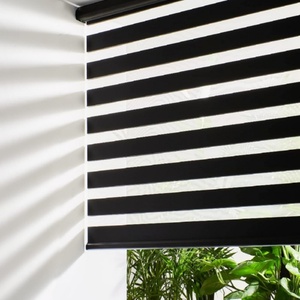 Popular Electric <span class=keywords><strong>Zebra</strong></span> Shade para persianas opacas para el hogar y la habitación con diseño de cebra plisado - Product Image 4