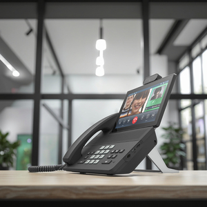 Multifuncional <span class=keywords><strong>VoIP</strong></span> PSTN 4G 6 Sip Line Teléfono Android 11,0 Sistema 8 pulgadas Pantalla Ethernet Tarjeta Sim Hotel Oficina Teléfono doméstico - Product Image 2