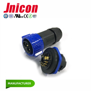 Jnicon 3 + 9 12 pin 3pin điện 9pin tín hiệu nữ cắm Bảng điều khiển gắn kết 30A + 5A không thấm nước dây điện nối - Product Image 3