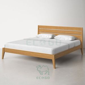 Base del telaio del <span class=keywords><strong>letto</strong></span> di bambù in legno massiccio piattaforma <span class=keywords><strong>letto</strong></span> con testiera senza scatola molla necessaria, supporto a doghe in legno - Product Image 6