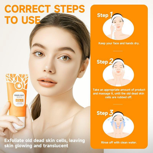 Hunmui Exfoliërende <span class=keywords><strong>Gel</strong></span> Zachte Oranje Exfoliërende <span class=keywords><strong>Gel</strong></span> Scrub Exfoliërende Hydraterende Oem - Product Image 2