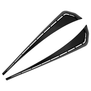 Pegatinas decorativas para guardabarros laterales de coche, imitación de branquias de tiburón, ventilaciones de aire falsas, ABS negro brillante para Civic de 10.ª generación - Product Image 1