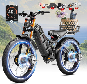 จักรยานไฟฟ้า eAhora Romeo Pro 2 60V 80AH ระบบกันสะเทือนเต็มรูปแบบ สำหรับขับขี่ออฟโรด ยางใหญ่ มอเตอร์คู่ สำหรับผู้ใหญ่ - Product Image 1