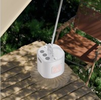 Linterna de Camping RGB Recargable Popular, Luz Colorida Magnética, Mini Lámpara Colgante para Tienda de Campaña con Repelente de Mosquitos