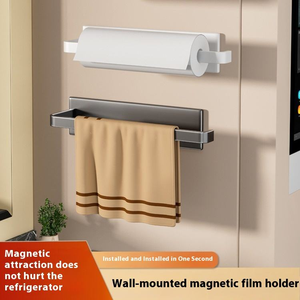 Non-Perforated Kitchen Tissue <strong>Paper</strong> Rack Home Use Hanging Storage for Toilet <strong>Paper</strong> Cling Film <strong>Rag</strong> Storage Cabinet - Product Image 5