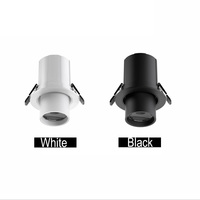 Spot encastré moderne de 55mm en aluminium blanc 8W avec 3000K/3500K/4000K/5000K pour éclairage de bureau à domicile