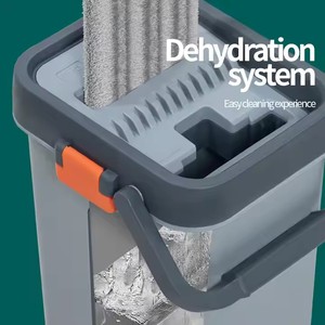 Заводская оптовая продажа, набор Плоских швабров для мытья пола, набор прочных металлических прямоугольных швабров из нержавеющей стали - Product Image 3