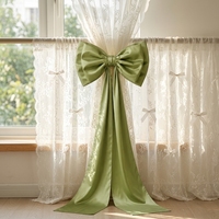 Grote satijnen strik voor bruiloft, kerstdecoratie, hangdecoratie, op maat gemaakte kleuren & maten, nieuw binnen, lage minimale bestelhoeveelheid