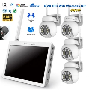 2 Ways Audio NVR Wifi <b>CCTV</b> Outdoor Security Cameras Surveillance System Wifi <b>Wireless</b> Video Outdoor Surveillance Security Camera - Product Image 1