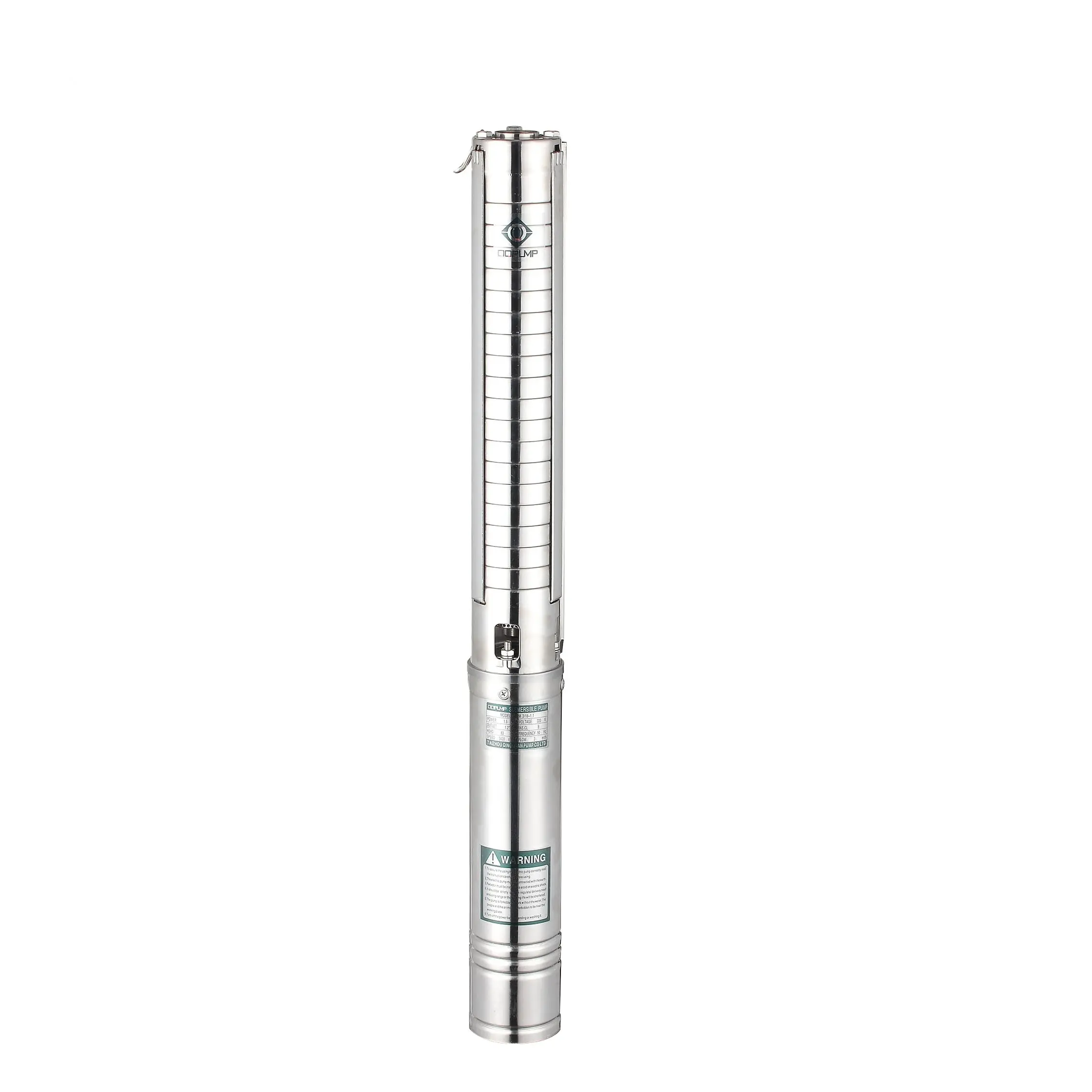 QQPump 4 sp14/25 304SS pompa sommergibile trifase ad alta pressione pompa verticale per pozzi profondi 10hp